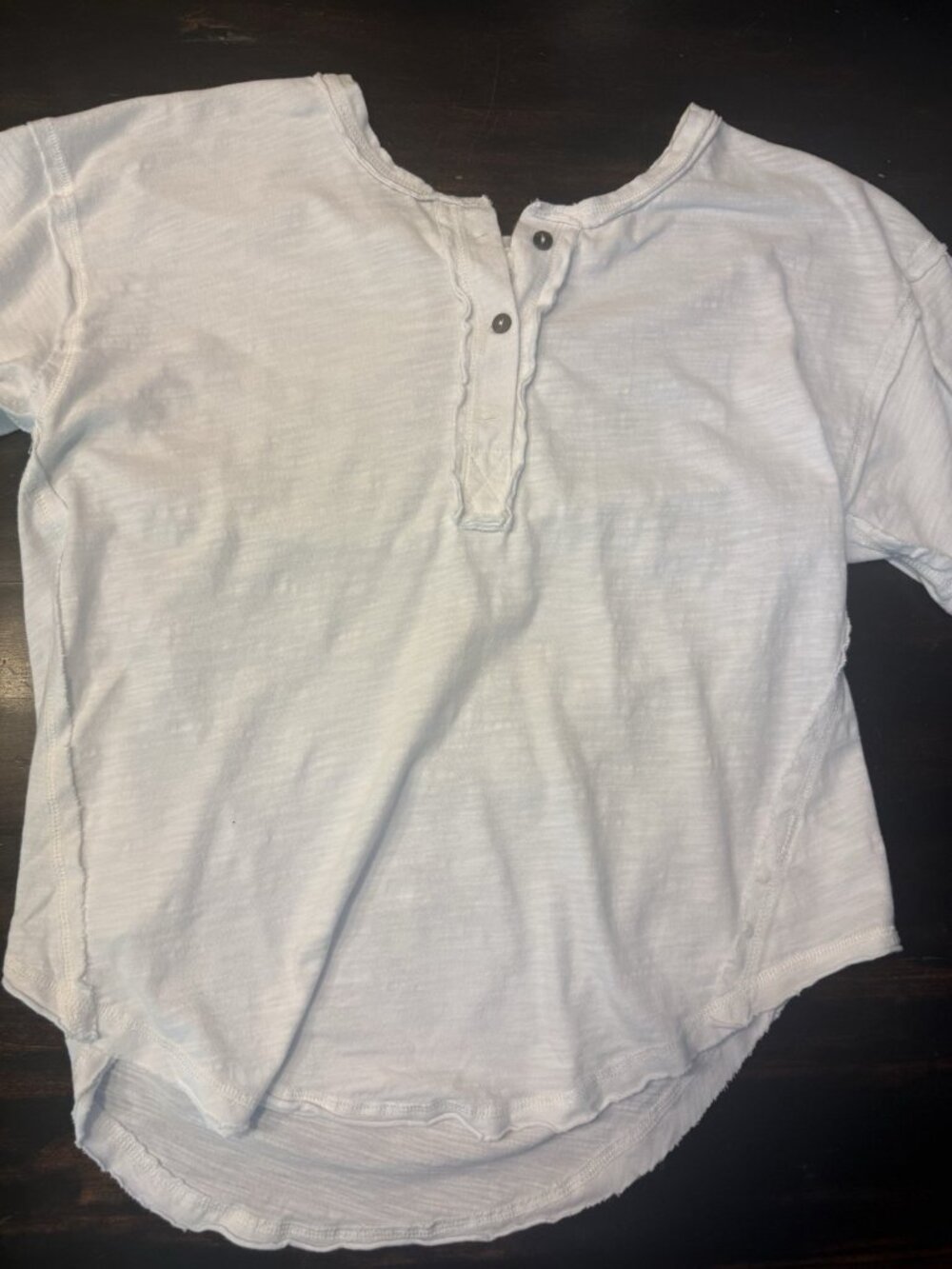 Promise The Label Women's Vintage-Wash Sleeveless Tee White Size S